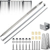 Gelriuny TB400SS Hydraulic Outdoor Gate Closer for 75 to 175 lbs Stainless Steel