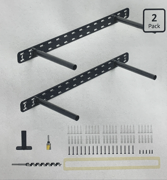 2pcs Floating Shelf Hardware Heavy Duty Hidden Shelf Brackets Support Wall Mount