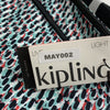 Kipling Alvar HB6141 Abstract Print Crossbody Shoulder Bag Monkey & Zippers