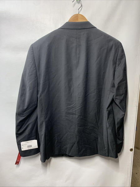 Calvin Klein Men's Premium Slim Fit Suit Jacket Size 40 Short Long Sleeve Black
