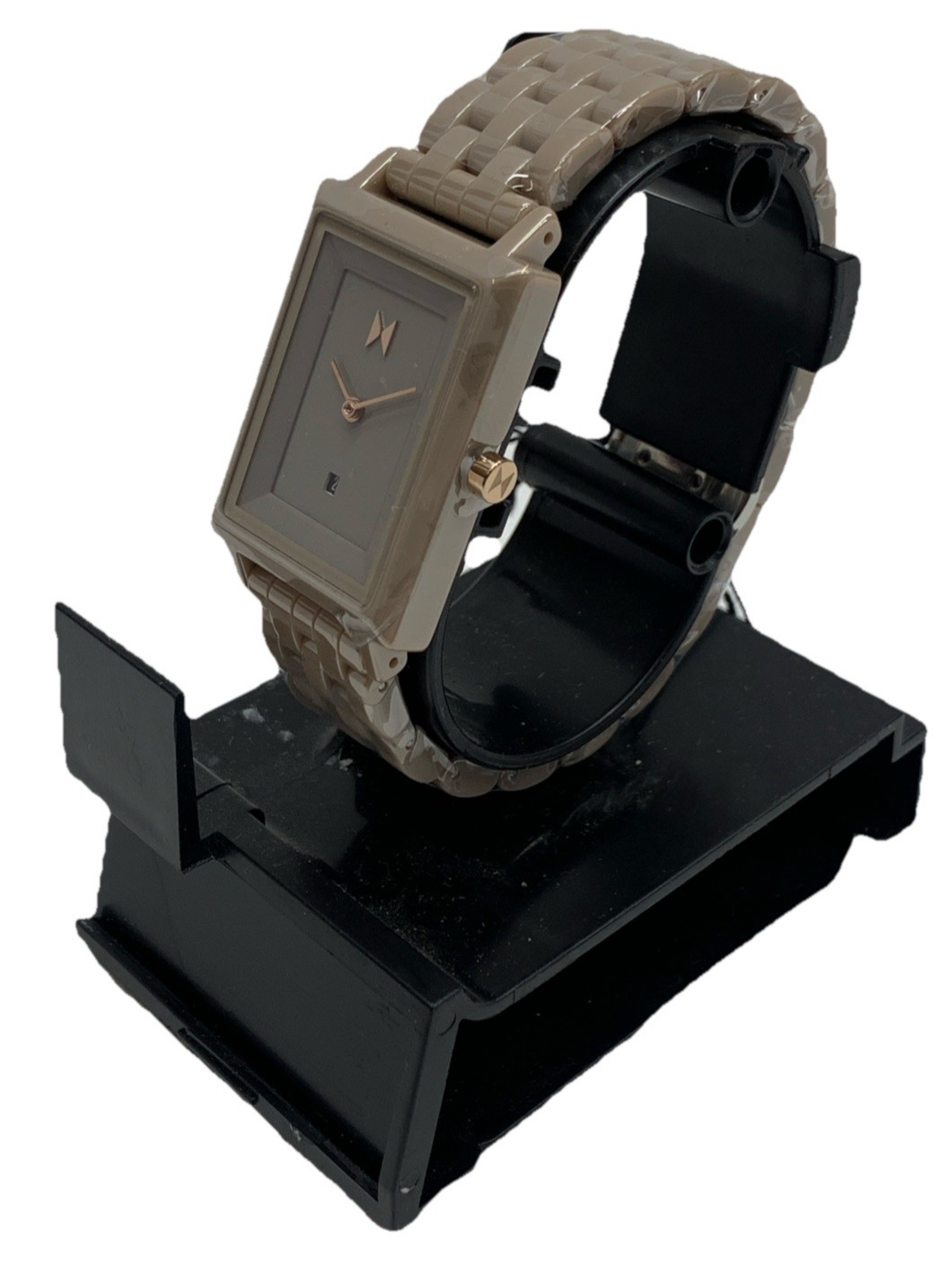 MVMT Women's Signature Square Ceramic Toffee Bracelet Wrist Watch 26mm 28000206