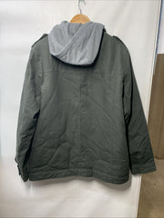 Levi's Men's Hooded Utility Jacket Cotton Canvas Long Sleeve w/POckets Size LT
