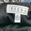 Siena Sleeveless Criss Cross Neckline Side Slit Sequin Mesh Cocktail Party SZ 10