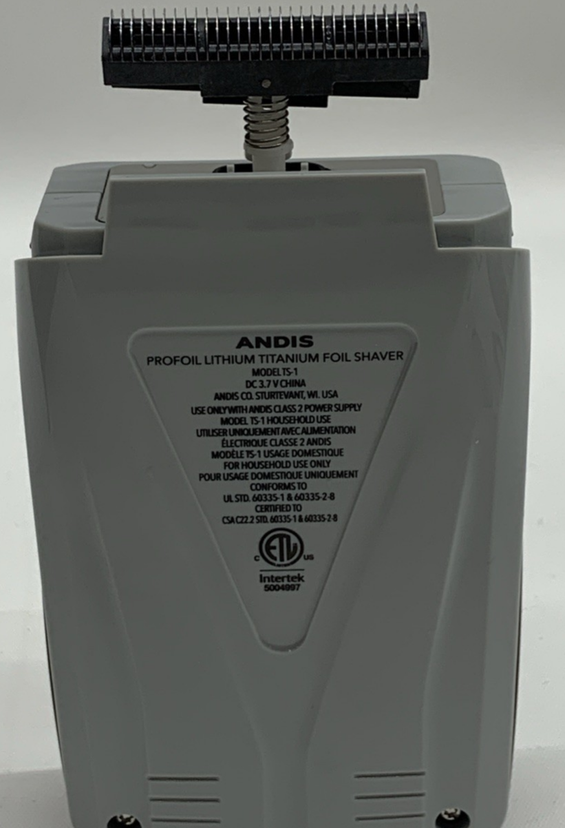 Andis TS-1 17235 Pro Foil Lithium Titanium Foil Shaver Cordless, Smooth Shaving