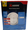Kidde RGSAR-RW Wired Smart Smoke Alarm with Ring Alerts & AA Backup Battery