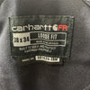 Carhartt Men FR Duck Insulated Bib Overall Loose Fit Flame Resistant 38x34 Black
