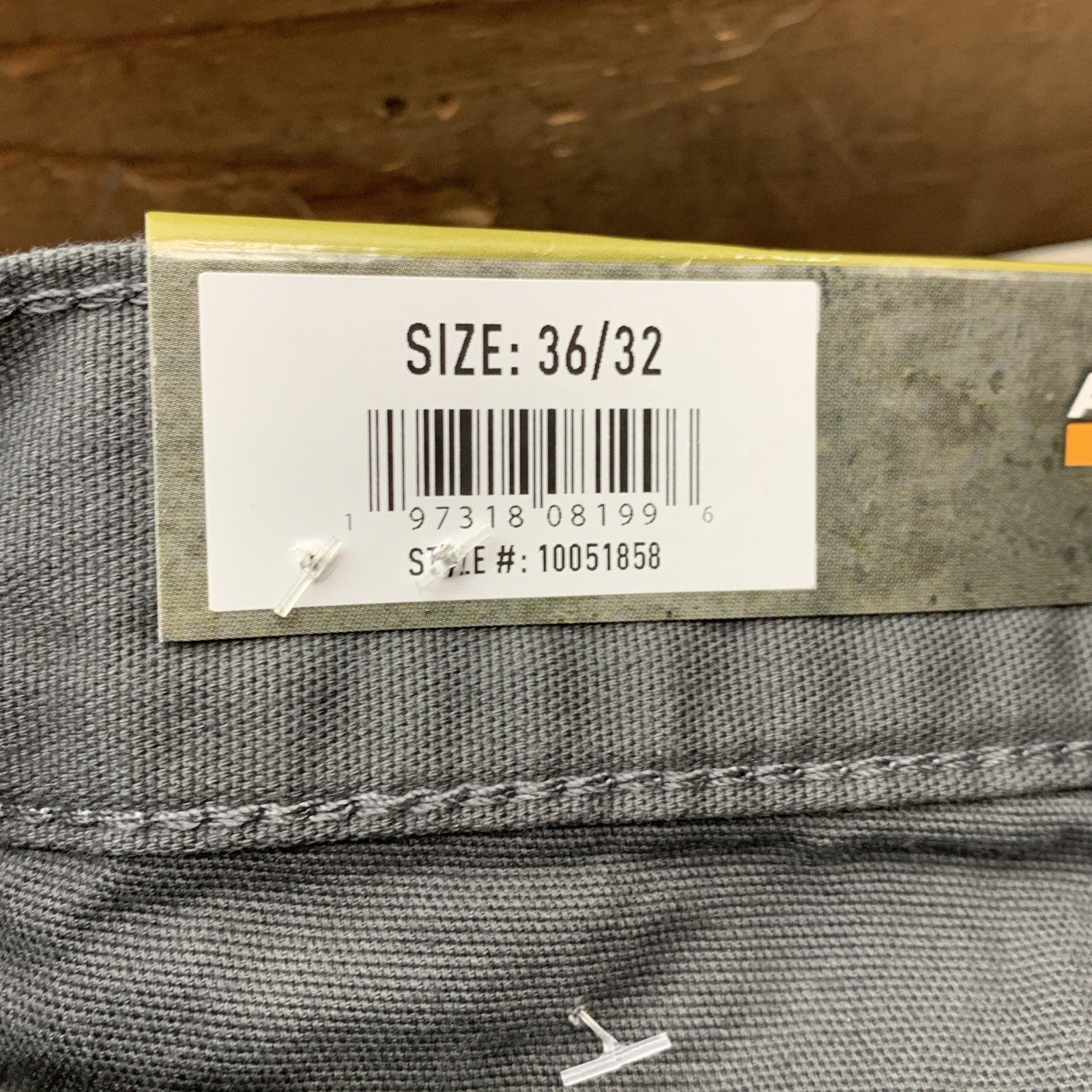 Ariat Men Rebar M5 Straight DuraStretch Made Tough Straight Pant Size 36/32