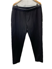 Armani Exchange Men's Drawstring Jogger Long Pants with Pocket, Black Size Large