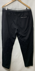 Armani Exchange Men's Drawstring Jogger Long Pants with Pocket, Black Size Large