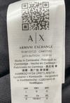 Armani Exchange Men's Drawstring Jogger Long Pants with Pocket, Black Size Large