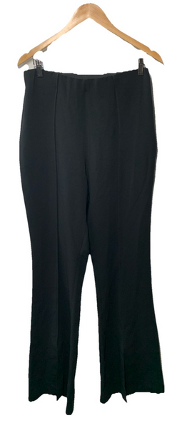 Cinq à Sept Women's Billie Pant High Rise Boot Cut Black Casual Work Size 12