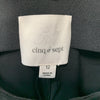 Cinq à Sept Women's Billie Pant High Rise Boot Cut Black Casual Work Size 12