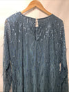 Avenue Women's Plus Size Nouveau Nights Cocktail Party Dress Long Sleeve Size 16
