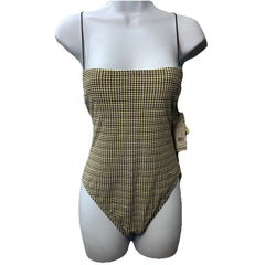 Gottex Flirtt Womens Sandy Beach Textured One Piece Light Back Coverage Size S/P