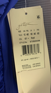 Profile by Gottex Tutti Frutti Solid Women's One-Piece Swimsuit Royal Size 16D