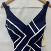 Gottex Women's Mirage Full Coverage Swimwear V-Neck Swimsuit One Piece Size 12