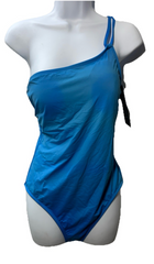 La Blanca Women's Goddess One Shoulder Mio One-Piece Swimsuit Tummy control 12