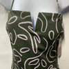Gottex Luma Artsy Chic V Wire Insert Bandeau Women's One Piece Swimsuit Size 10