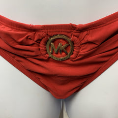 Michael Michael Kors Women’s Logo-Ring Bikini Bottoms Red Underwear Size Small