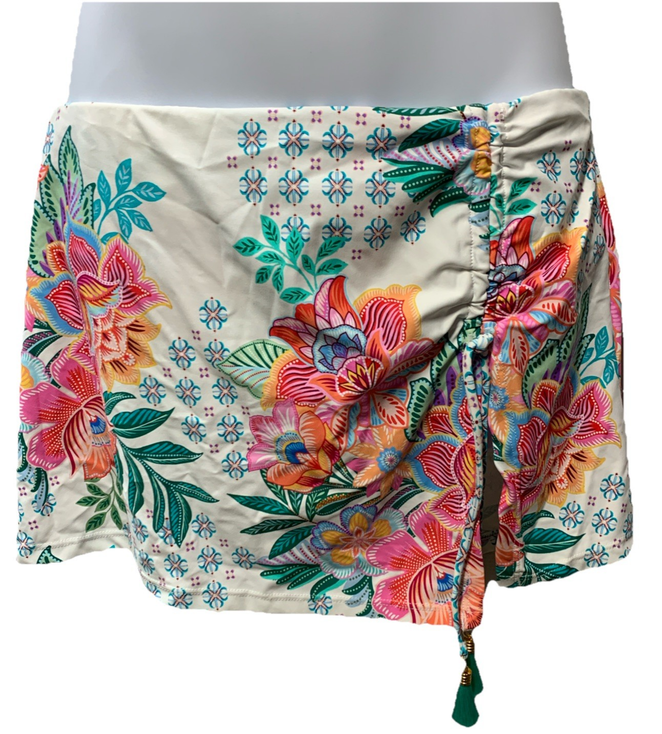 La Blanca LB5SW92 Women's Skirted Hipster Bikini Swimsuit Bottom Swimwear Size 4
