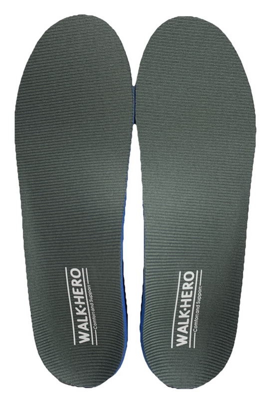 Walk Hero Size Mens 7-7.5 Women's 9-9.5 Medical Orthotic Insoles Support 1 Pair
