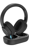 Wireless Headphones for TV, Crystal-Clear Sound, Great for Seniors, Black