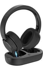 Wireless Headphones for TV, Crystal-Clear Sound, Great for Seniors, Black