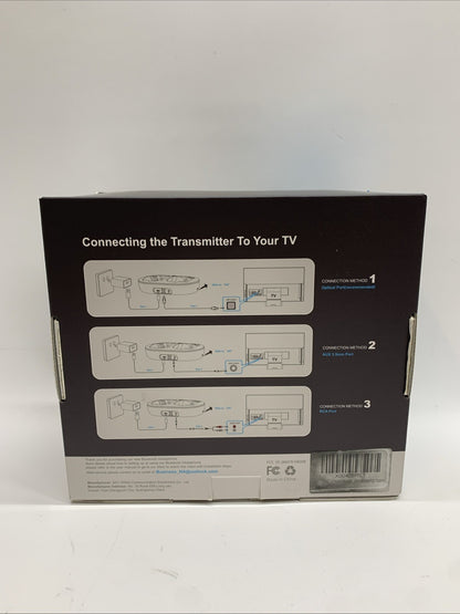 Wireless Headphones for TV, Crystal-Clear Sound, Great for Seniors, Black