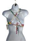 ROXY Swim Bikini Top Beach Classics Small Swimsuit Top Surf & Beachwear Blossom