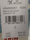 ROXY Swim Bikini Top Beach Classics Small Swimsuit Top Surf & Beachwear Blossom