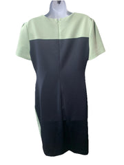 Tommy Hilfiger Women's Color-Blocked Asymmetric Scuba Dress Short Dress Size 12