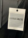 Hanna Nikole Women's Plus Size Velvet Side Slit Sequin Dress V Neck - Size 20W