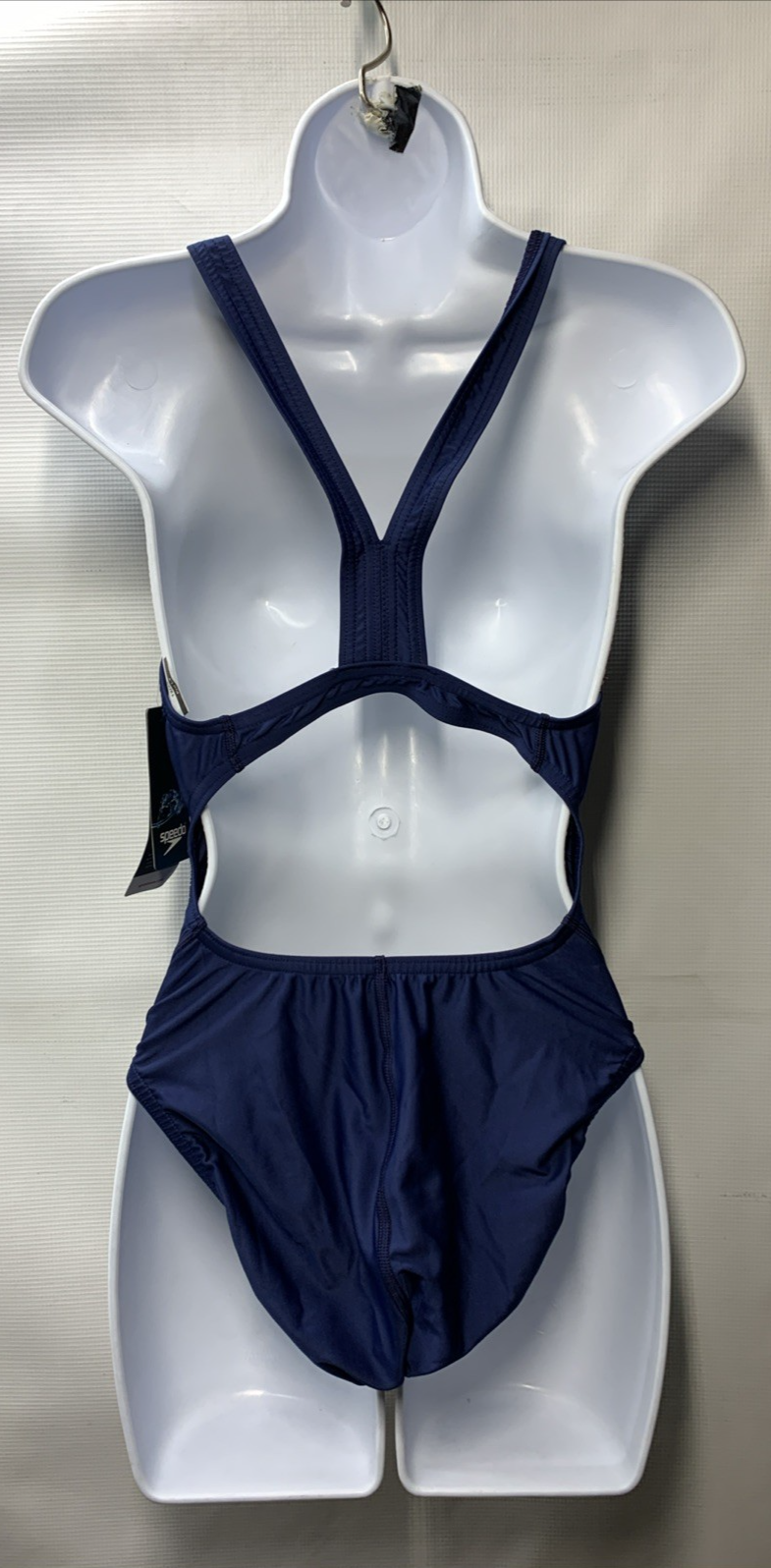 Speedo Swimsuit One Piece ProLT Womens Solid Adult Team Navy Swimwear Size 12/38