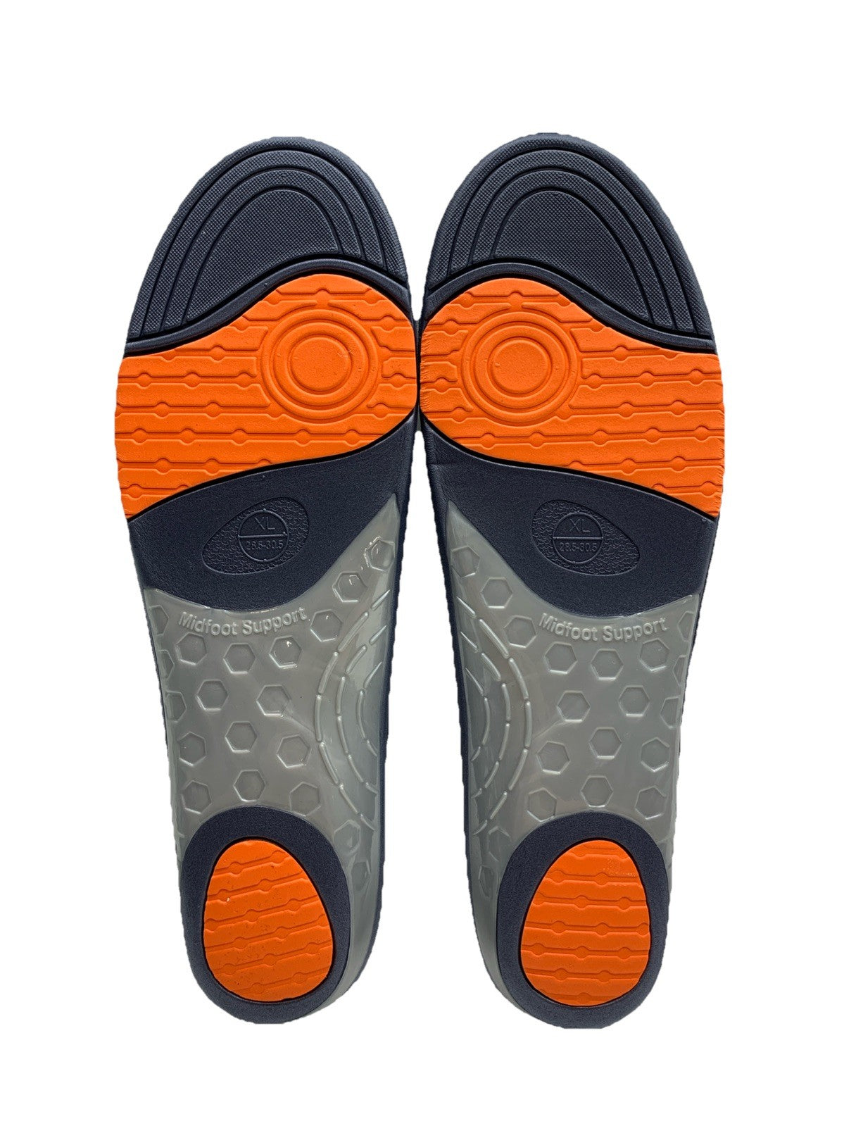 Rela Kino Shock Active Shoe Insoles Midfoot Support Size XL (28.5-30.5) - 2 Pack