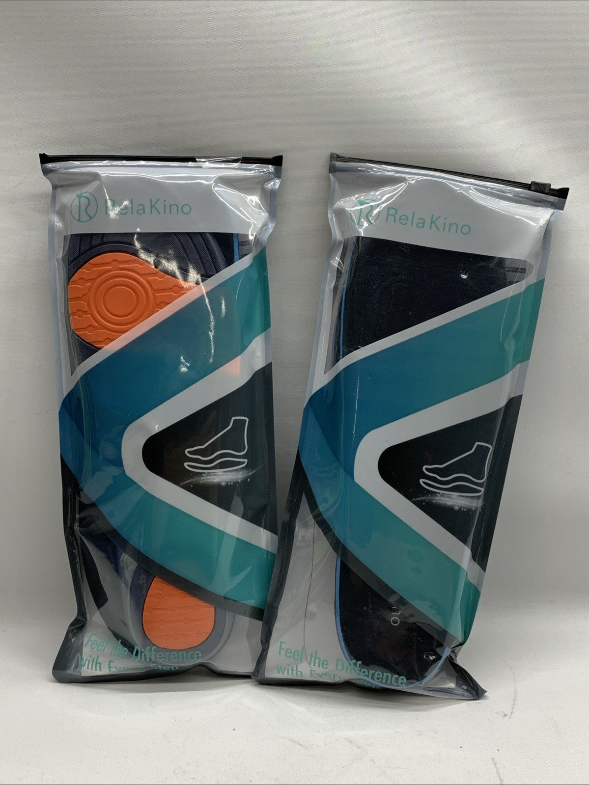 Rela Kino Shock Active Shoe Insoles Midfoot Support Size XL (28.5-30.5) - 2 Pack