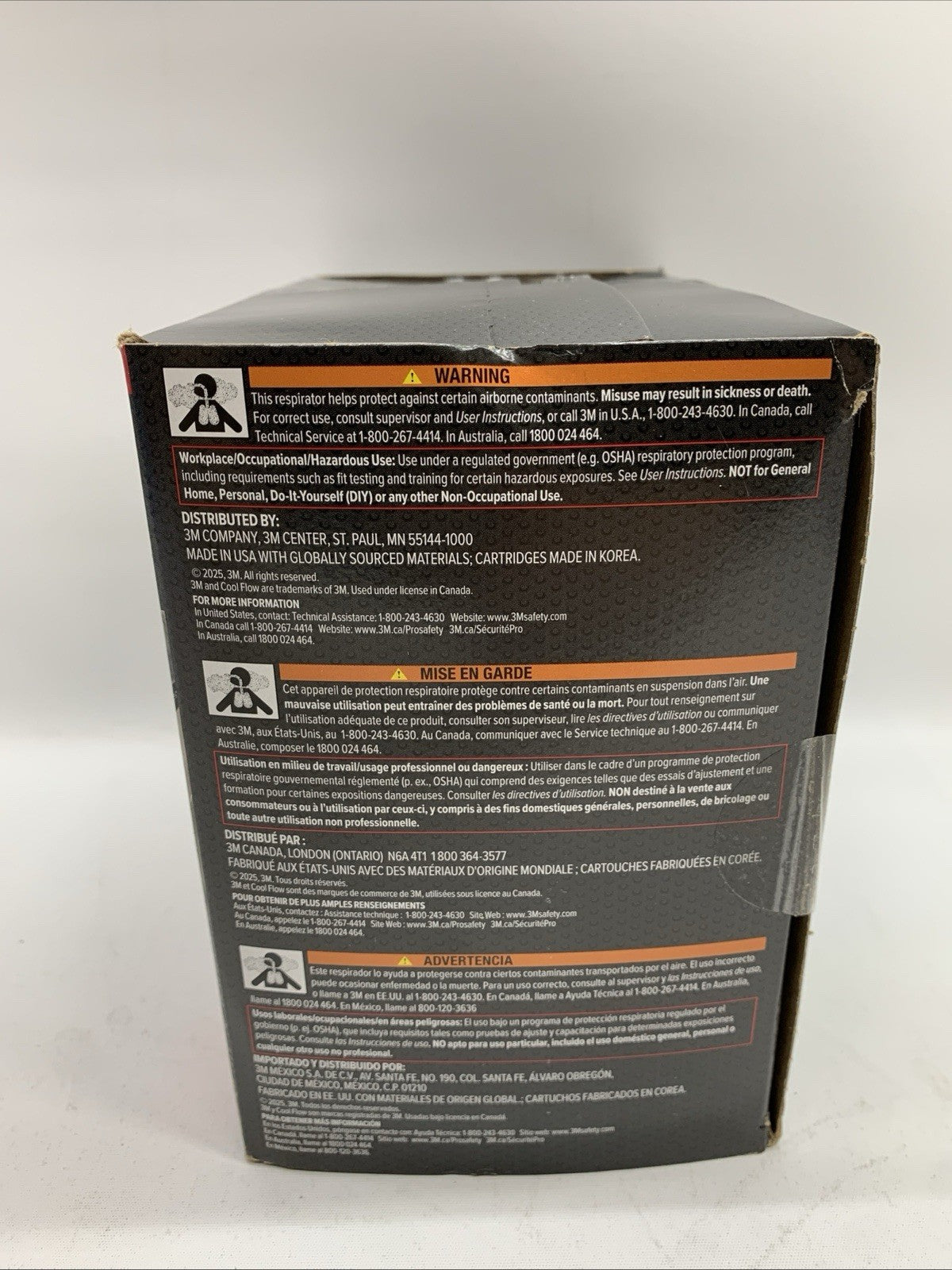 3M Professional 7513P1-DC Advanced Comfort Reusable Respirator OV P95 Large