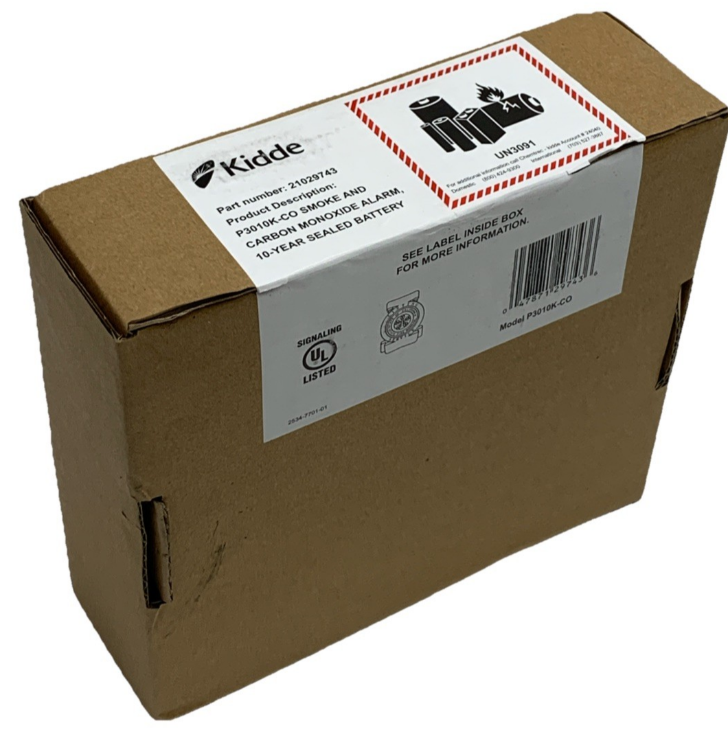 Kidde P3010K-CO Smoke Detector & Carbon Monoxide Detector Combo Battery Powered