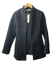 Women's Casual Business Open Front Notch Lapel Blazer Long Sleeve Size S, Black