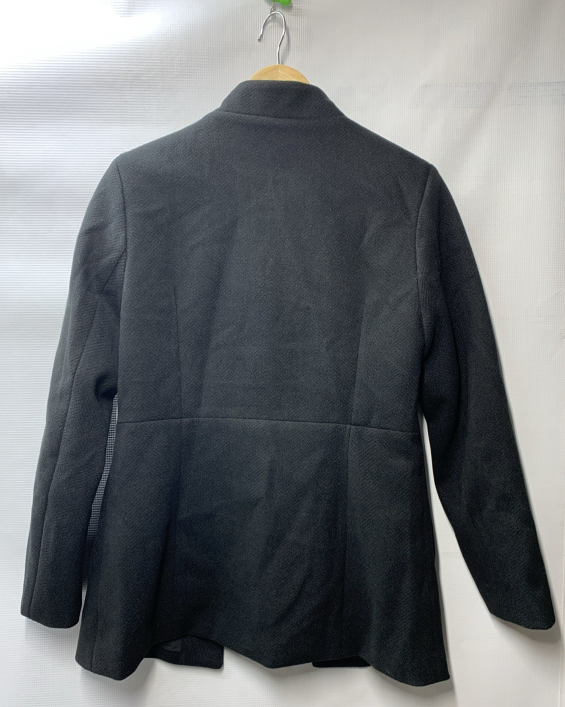 Women's Casual Business Open Front Notch Lapel Blazer Long Sleeve Size S, Black