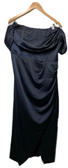 City Chic Women's Plus Size Maxi Cocktail Dress - Forbidden Love Size M/18 Navy