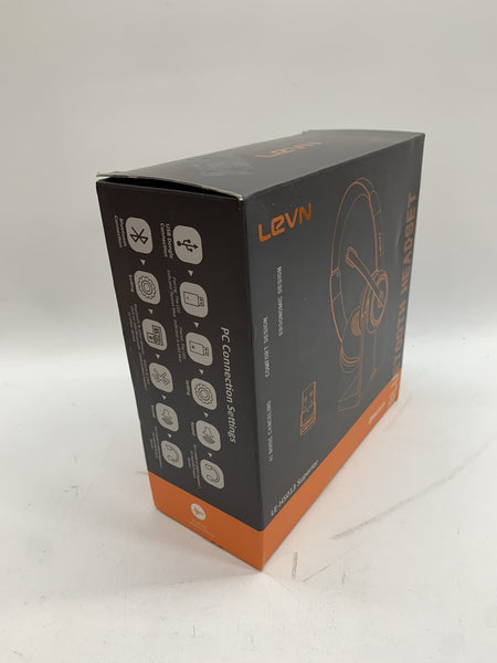 LEVN LE-HS013 Bluetooth Headset with MicrophoneNoise Canceling, Comfort Black