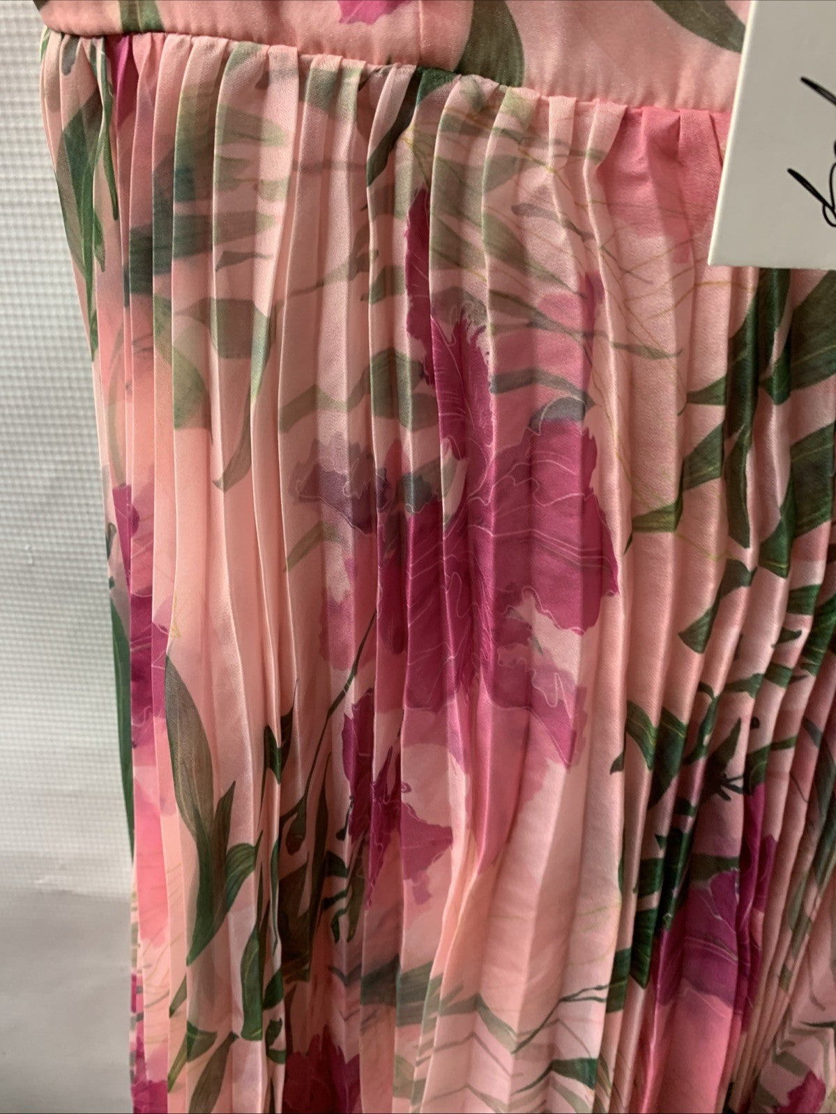 Petal And Pup Women's Achani Floral Print Pleated Mini Dress Sleeveless Size S