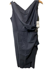 Alex Evenings Women's Charcoal Compression Embellished Ruched Dress Size 12