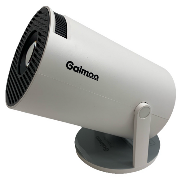 Gaimoo Home Business Cinema Theater Portable Projector WiFi Bluetooth GM200 Whit