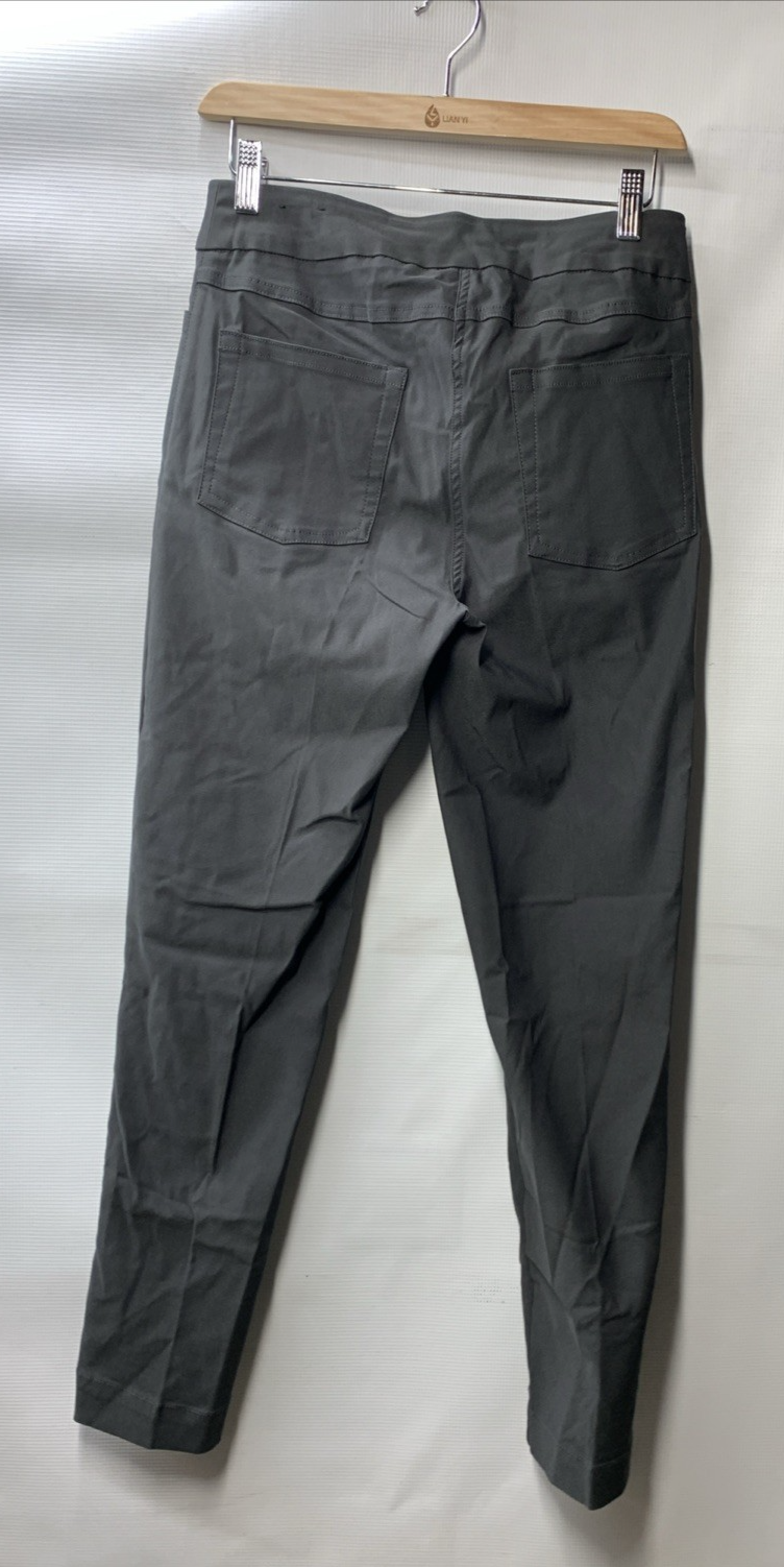 SLIM-SATION Women's Misses Ankle Long Pant Pull-on Pockets Size 2 Black M30719PM
