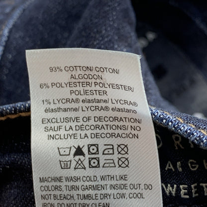 Lucky Brand Women's Dark Blue Mid Rise Straight Jeans Size 10/30A Long Pants