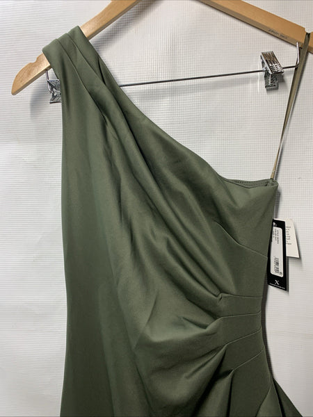 Xscape Women's Off The Shoulder Formal Dress Evening Cocktail Ruffled Size 4