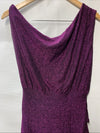 Petal & Pup Womens Santiago Off Shoulder Midi Party Cocktail Dress Medium Purple