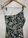 Petal & Pup Amren One Shoulder Tiered Floral Midi Dress Cocktail Party Size 4