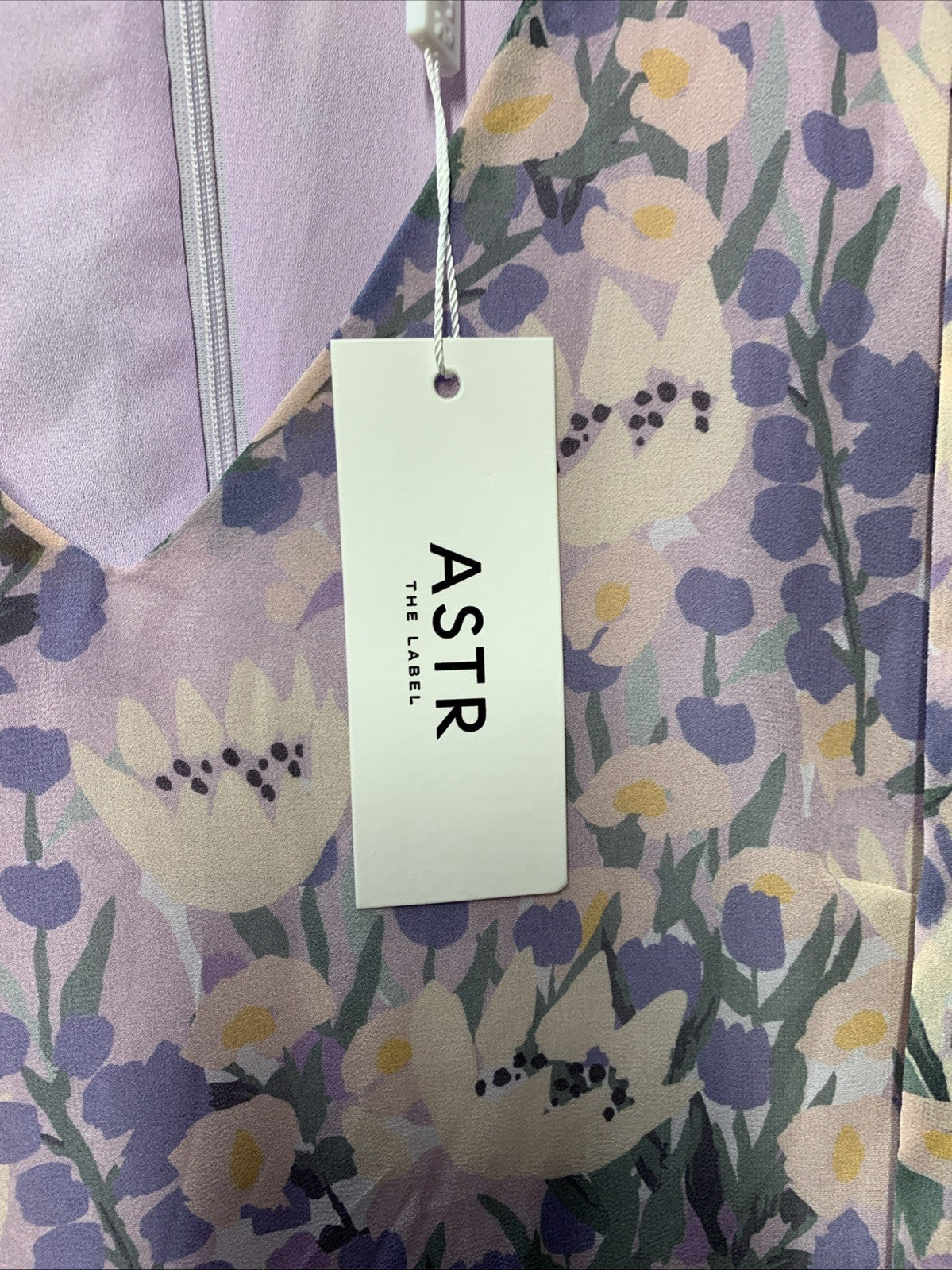 ASTR The Label Women's Jannika Dress Floral Cocktail Evening Short Sleeve Small